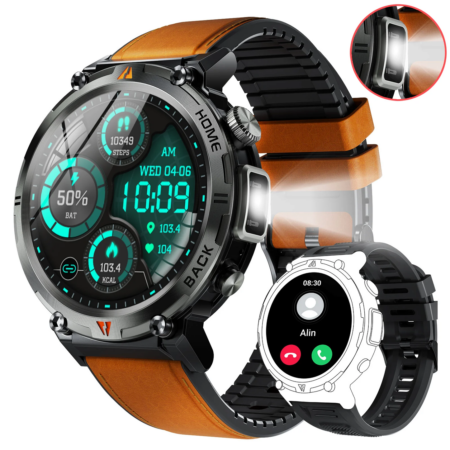 EIGIIS KE3 Smart Watch Impermeabile Design originale per uomo