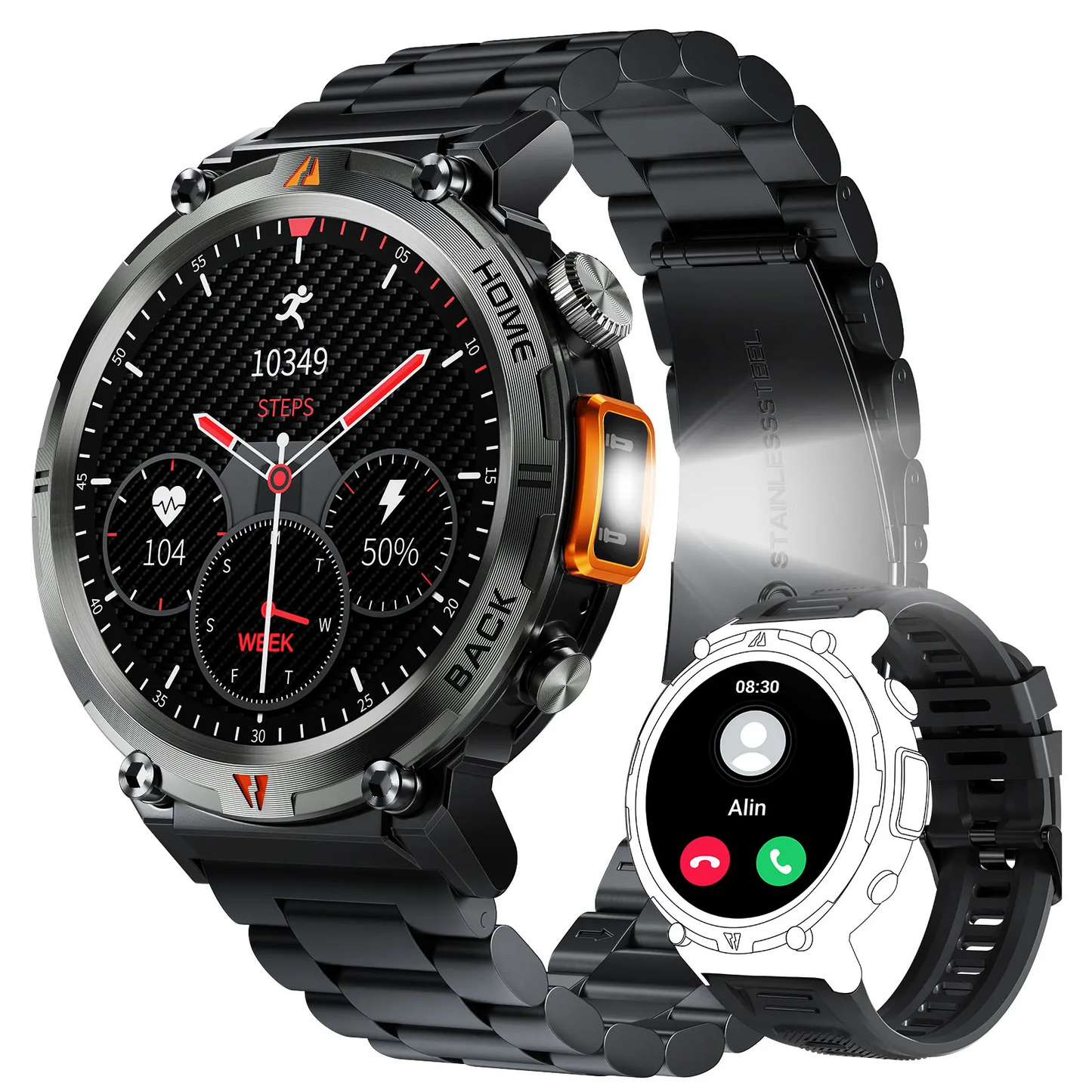 EIGIIS KE3 Smart Watch Impermeabile Design originale per uomo